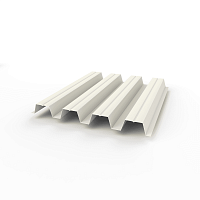 Профнастил оцинкованный с полимерным покрытием полиэстер Н57 buildstor 0,65х801мм RAL 9001 Кремово-белый