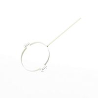 Крепление водосточный трубы сварное оцинкованное порошок ф150х10х250мм RAL 9010