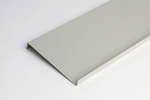 Отлив оконный оцинкованный c порошковым покрытием 0,4мм RAL 9001