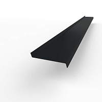 Отлив оконный оцинкованный c порошковым покрытием 0,7мм RAL 9016