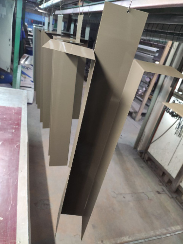 Парапет плоский RAL 7034 полиэстер 0,5 мм фото 2