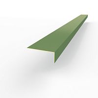 Лобовая планка (RAL 6011) оцинкованная, с порошковым покрытием 0,45 мм