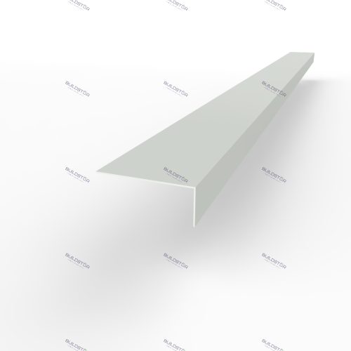 Лобовая планка (RAL 9018) оцинкованная, с порошковым покрытием 0,45 мм
