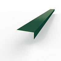 Лобовая планка (RAL 6005) оцинкованная, с порошковым покрытием 0,45 мм