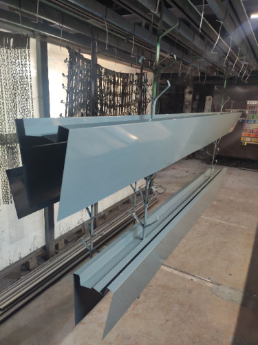 Планка угла внутренняя RAL 7000 оцинкованная c порошковым покрытием 0,45мм фото 5