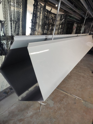 Планка стыковочная RAL 7040 оцинкованная c порошковым покрытием 0,45мм фото 2