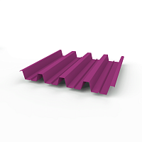 Профнастил Н60 (RAL 4006) 0,65х845мм оцинкованный, с полимерным покрытием (Полиэстер)