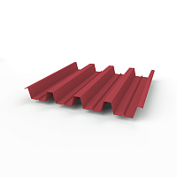 Профнастил Н60 (RAL 3031) 0,65х845мм оцинкованный, с полимерным покрытием (Полиэстер)