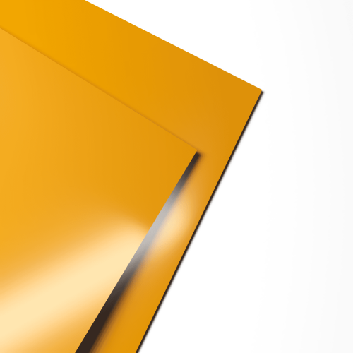 Гладкий лист 0.55мм RAL 1007 Нарциссово-жёлтый