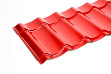 Металлочерепица Монтеррей классик оцинкованная с полимерным покрытием 0.5x1180мм  RAL 3003