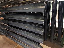 Желоб водосточный оцинкованный порошок ф220х2000мм RAL 7031