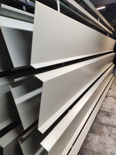 Планка стыковочная RAL 7035 оцинкованная c порошковым покрытием 0,45мм фото 3