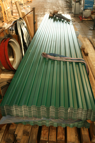 Профнастил оцинкованный с полимерным покрытием С21 Grand line Optima 0,45х1040мм RAL 8004 фото 6 Профнастил оцинкованный с полимерным покрытием С21 Grand line Optima 0,45х1040мм RAL 8004 фото 6