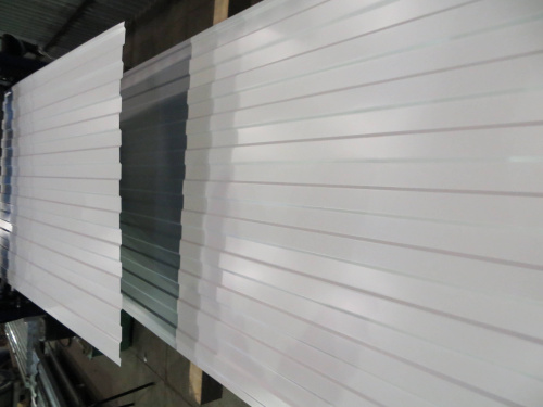 Профнастил оцинкованный с полимерным покрытием полиэстер С8 buildstor 0,7х1180мм RAL 3031 Ориент красный фото 9