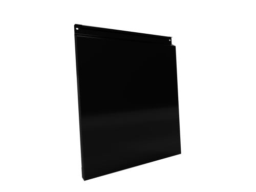 Фасадная кассета 530х530 закрытого типа, толщина 1 мм, RAL 9005 (Глубокий черный)