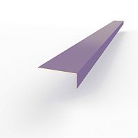 Лобовая планка (RAL 4011) оцинкованная, с порошковым покрытием 0,45 мм