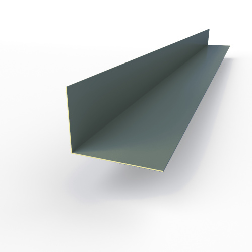 Планка угла внутренняя RAL 7031 оцинкованная c порошковым покрытием 0,45мм