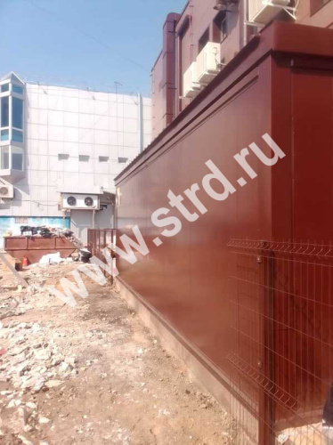 Стеновая трёхслойная сэндвич-панель 9 rib 100мм 1190мм с видимым креплением минеральная вата Полиэстер Доборник фото 3