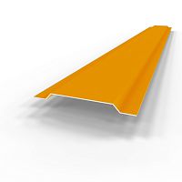 Нащельник RAL 1007 оцинкованный c полимерным покрытием 0,45 мм