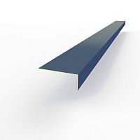 Лобовая планка (RAL 5000) оцинкованная, с порошковым покрытием 0,45 мм