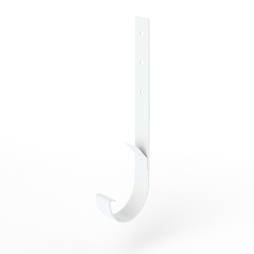 Крепление желоба водосточного c порошковым покрытием ф120x350мм RAL 9003