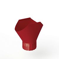 Воронка желоба оцинкованная накладная порошок ф180мм RAL 3001