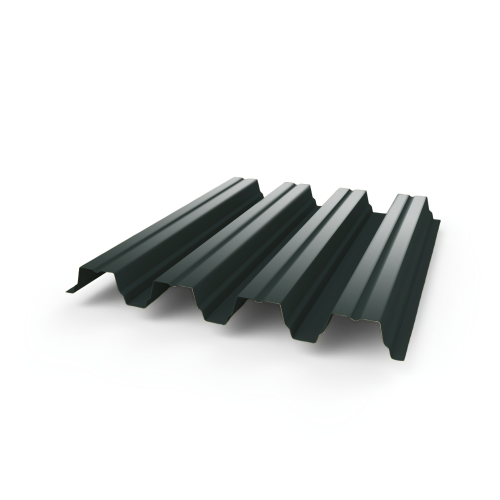 Профнастил Н75 - 0,7 (RAL 6012) с полимерным покрытием (полиэстер)