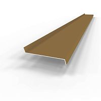 Отлив оконный оцинкованный c порошковым покрытием 0,7мм ширина более 625 мм RAL 1036