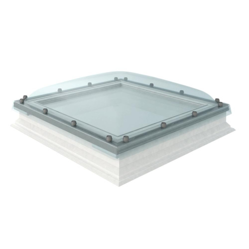 Окно для плоской крыши для выхода на крышу ПВХ белый Fakro DRC-C P2 90*90см