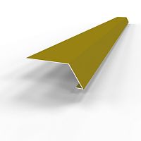 Карнизная планка RAL 1027 оцинкованный c порошковым покрытием 0,45мм