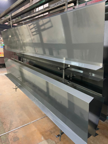 Парапет плоский RAL 7043 полиэстер 1,2 мм фото 2