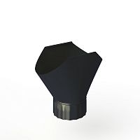 Воронка желоба оцинкованная накладная порошок ф220мм RAL 7021