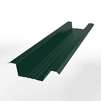 Вентилируемый прогон опорный оцинкованный с порошковым покрытием 0,45мм ширина более 625 мм RAL 6005