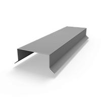 Парапет плоский RAL 9022 полиэстер 0,45 мм