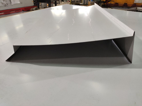 Парапет плоский RAL 9003 полиэстер 0,5 мм фото 3