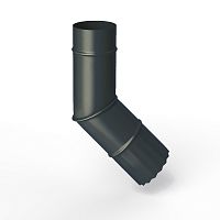 Колено водосточное оцинкованное порошок ф220мм RAL 7016