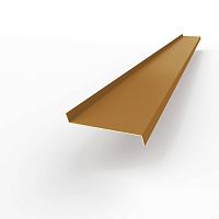 Отлив оконный оцинкованный c порошковым покрытием 0,7мм RAL 8000