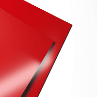 Гладкий лист 0.4мм RAL 3020 Транспортный красный