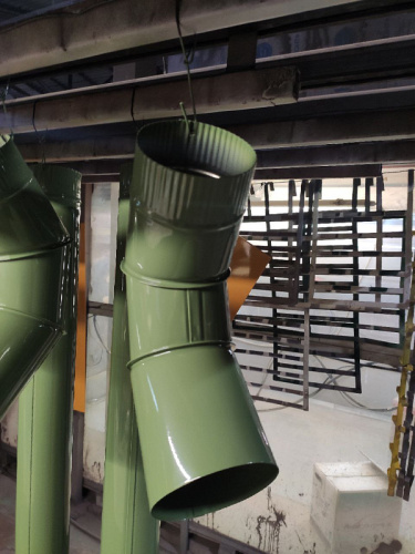 Колено сливное оцинкованное (отмёт) ф200мм фото 2