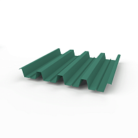 Профнастил Н60 (RAL 6000) 0,7х845мм оцинкованный, с полимерным покрытием (Полиэстер)