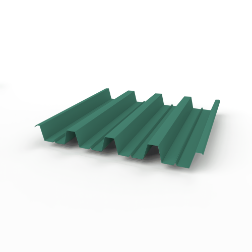 Профнастил Н60 (RAL 6000) 0,7х845мм оцинкованный, с полимерным покрытием (Полиэстер)