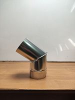 Колено сливное оцинкованное (отмёт) ф110мм