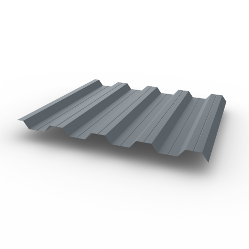 Профнастил НС44 (RAL 7046) 0,45х1047мм оцинкованный, с полимерным покрытием (Полиэстер)