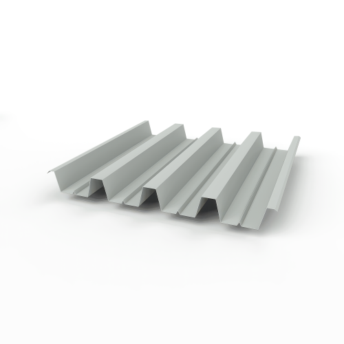 Профнастил Н60 (RAL 7035) 0,65х845мм оцинкованный, с полимерным покрытием (Полиэстер)