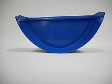 Заглушка желоба водосточного оцинкованная порошок ф120мм RAL 5005