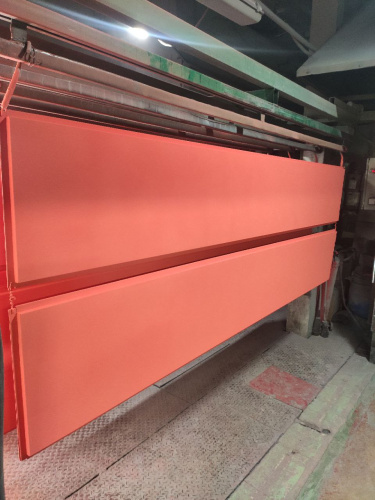 Парапет плоский RAL 3018 полиэстер 1 мм фото 2