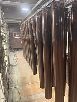 Труба водосточная оцинкованная порошок ф216х1250мм RAL 8016