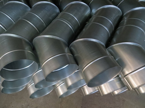 Колено водосточное оцинкованное ф180х400x400мм