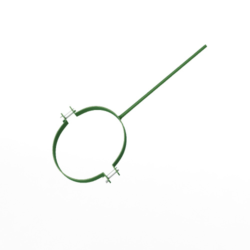 Крепление водосточный трубы сварное оцинкованное порошок ф90х10х250мм RAL 6010