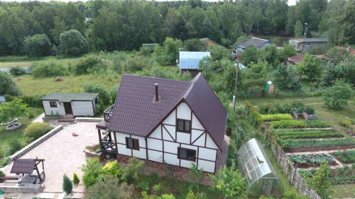 Металлочерепица Монтеррей классик оцинкованная с полимерным покрытием 0.45x1180мм  RAL 7024 фото 9